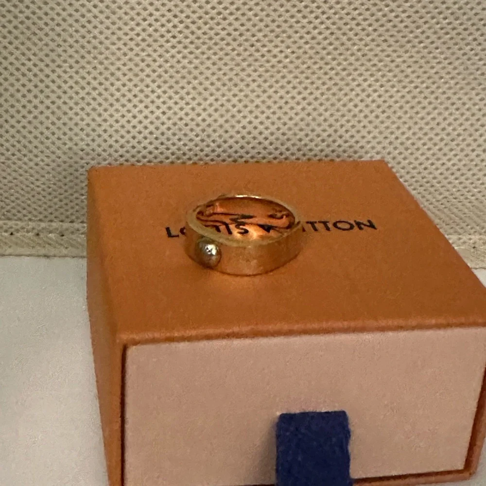 Louis Vuitton Nanogram monogram brass ring💕 - Picture 10 of 14